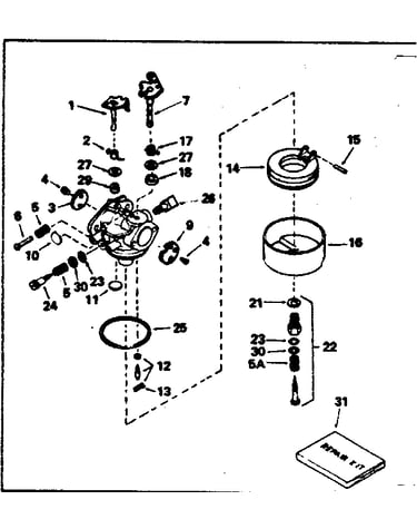 Carburetor no. 632241