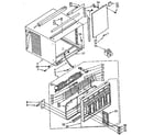 Kenmore 1068740770-AC cabinet parts diagram