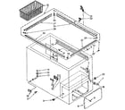 Kenmore 1988151545 cabinet parts diagram