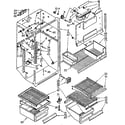 Kenmore 1065730563 liner parts diagram