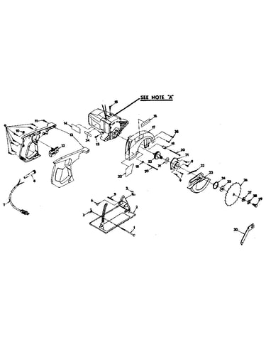 Base and blade assembly