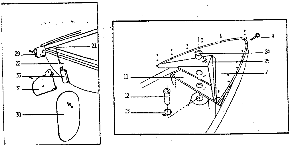 Splash deck assembly and rubber blade