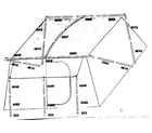 Sears 308770820 frame assembly diagram