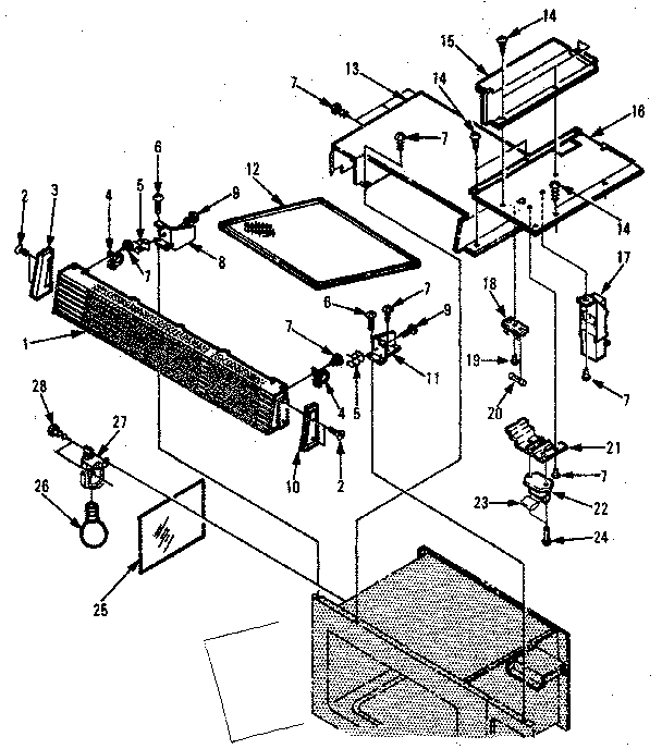 Grill and duct parts