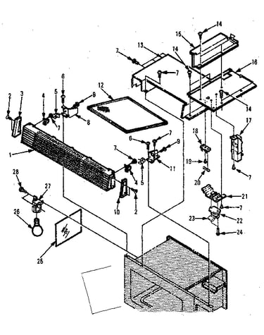 Grill and duct parts