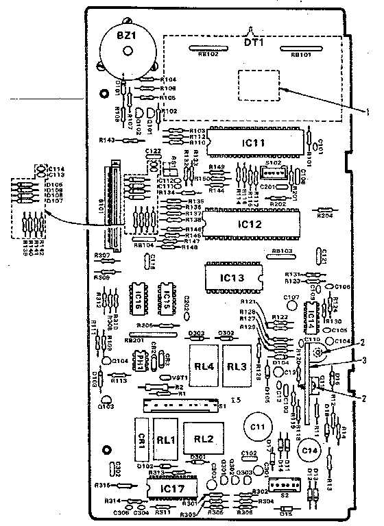 POWER AND CONTROL CIRCUIT BOARD