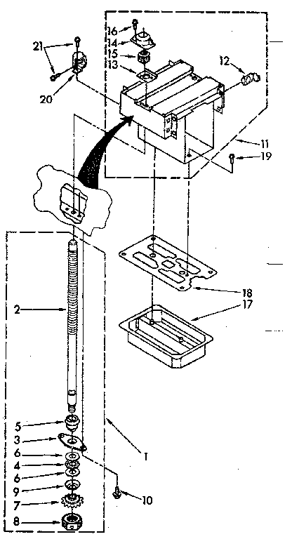Power screw and ram parts