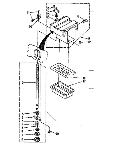Power screw and ram parts
