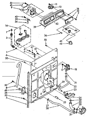 Controls and rear panel parts