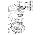Kenmore 11081310130 machine base parts diagram
