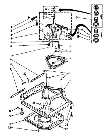 Machine base parts