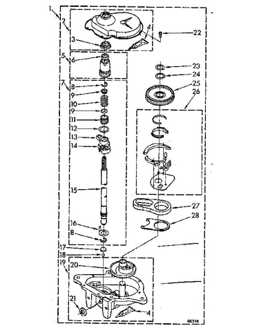 Gearcase parts
