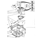Kenmore 11081351140 machine base parts diagram