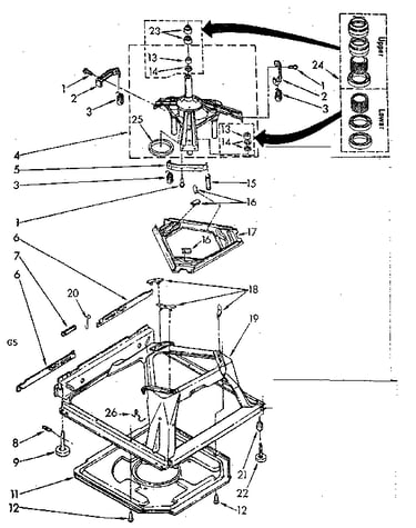 Machine base parts