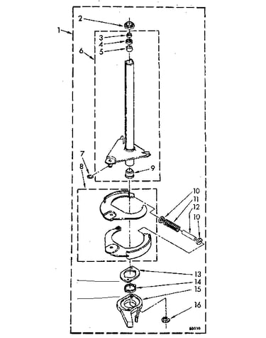 Brake and drive tube parts