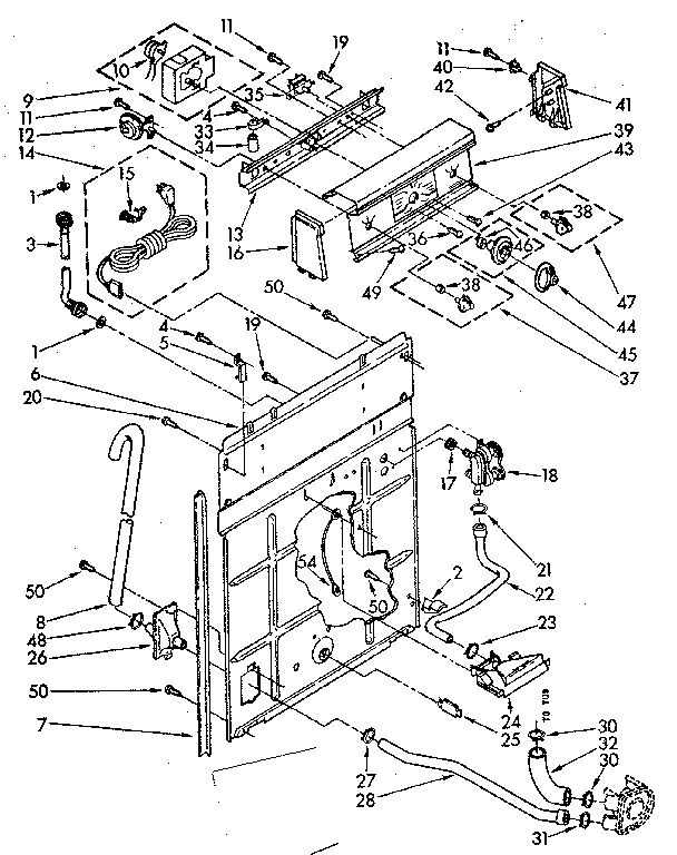 CONTROLS AND REAR PANEL PARTS