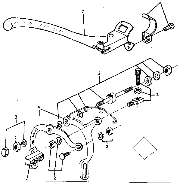Arai side pull caliper brake