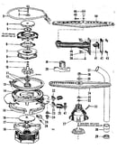 Motor, heater, and spray arm details