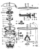 Motor, heater, and spray arm details