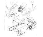 Craftsman 917351080 chain/bar and oil/fuel parts diagram