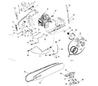 Craftsman 917351180 chain/bar and oil/fuel parts diagram