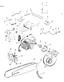 Chain/bar and oil/fuel parts