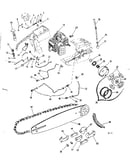 Chain/bar and oil/fuel parts