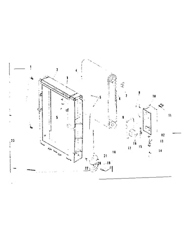Pad frame assembly