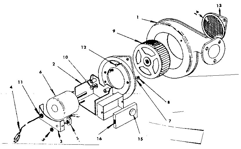 Optional forced air blower