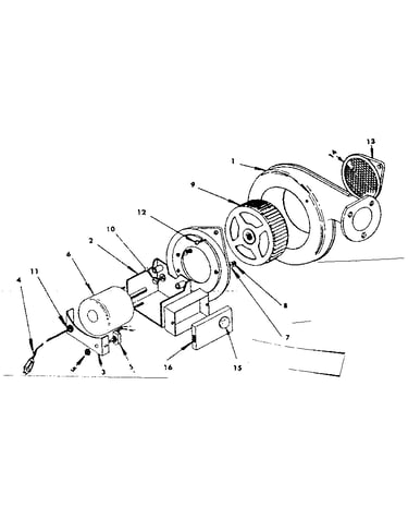 Optional forced air blower