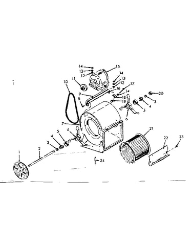 H-q blower assembly