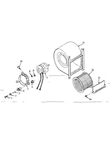 H-q blower assembly