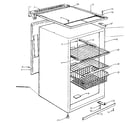 Kenmore 1066594130 cabinet parts diagram