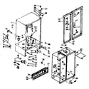Kenmore 1066680207 cabinet parts diagram