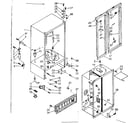 Kenmore 1066680208 cabinet parts diagram