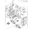 Kenmore 1066680824 cabinet parts diagram