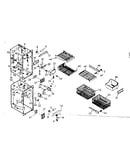 Freezer section parts