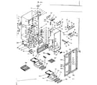 Kenmore 1066680805 cabinet parts diagram
