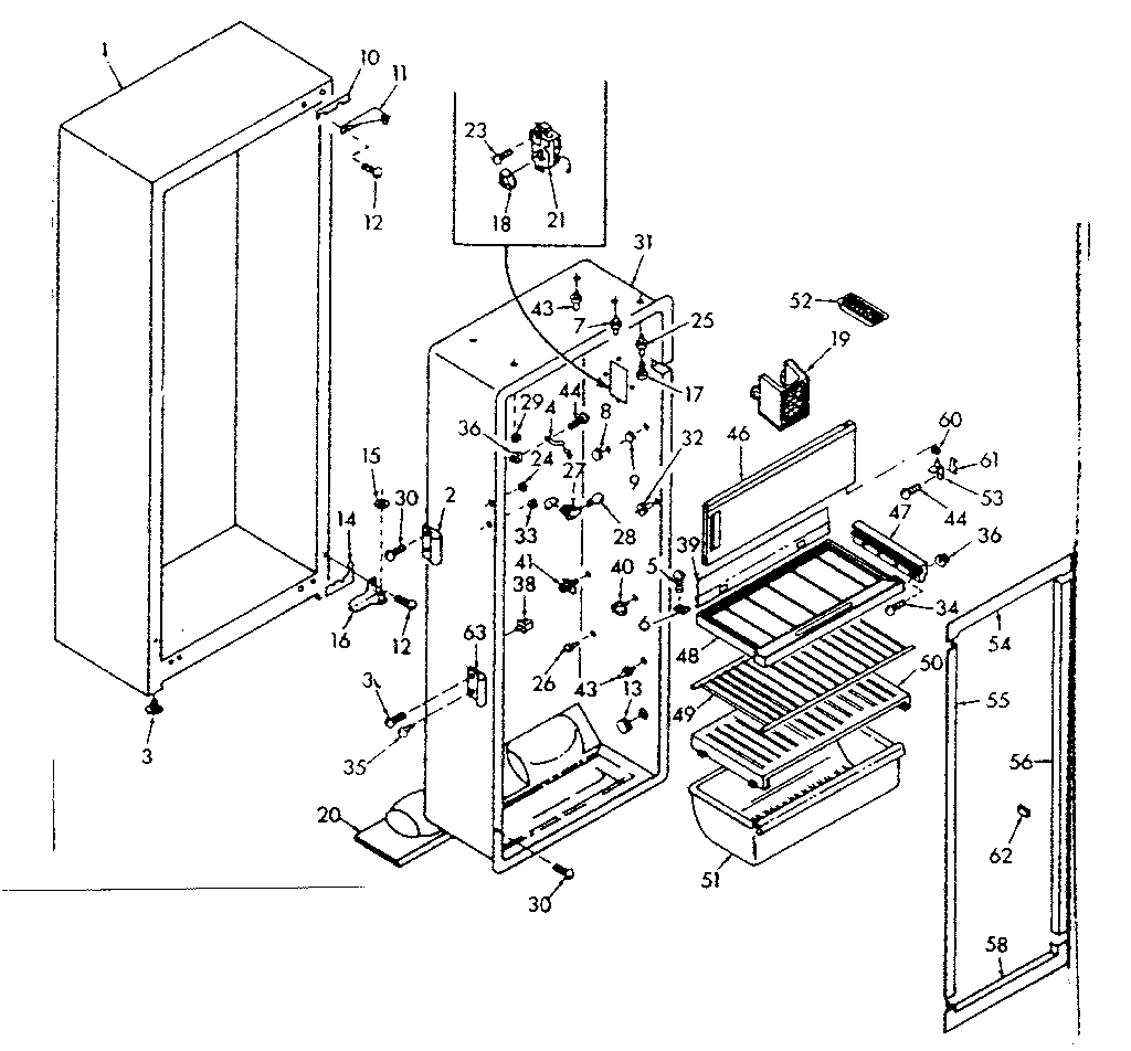 Cabinet parts