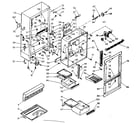 Kenmore 1066685441 cabinet parts diagram