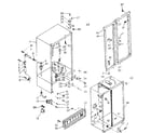 Kenmore 1066690521 cabinet parts diagram
