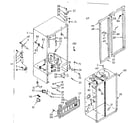Kenmore 1066690621 cabinet parts diagram