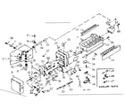 Kenmore 1066690601 ice maker parts diagram