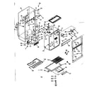 Kenmore 1066692060 cabinet parts diagram