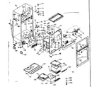 Kenmore 1066692261 cabinet parts diagram