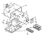 Kenmore 1066692221 freezer section parts diagram