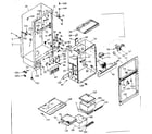 Kenmore 1066694202 cabinet parts diagram