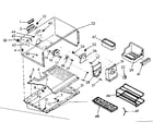 Kenmore 1066694402 freezer section parts diagram