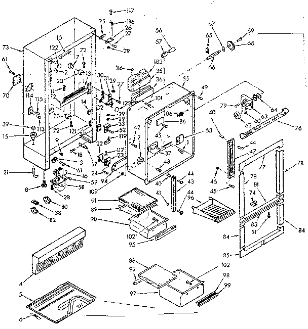 Cabinet parts