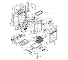 Kenmore 1066696041 cabinet parts diagram